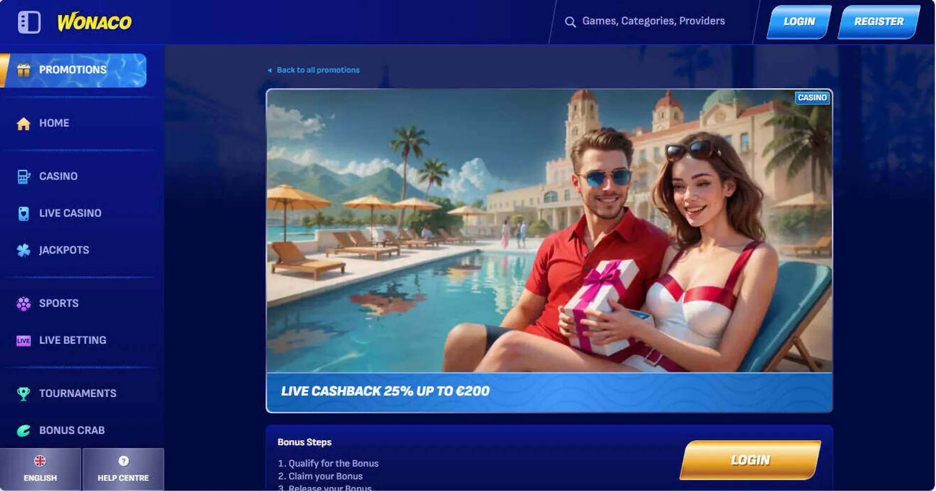 Online betting website